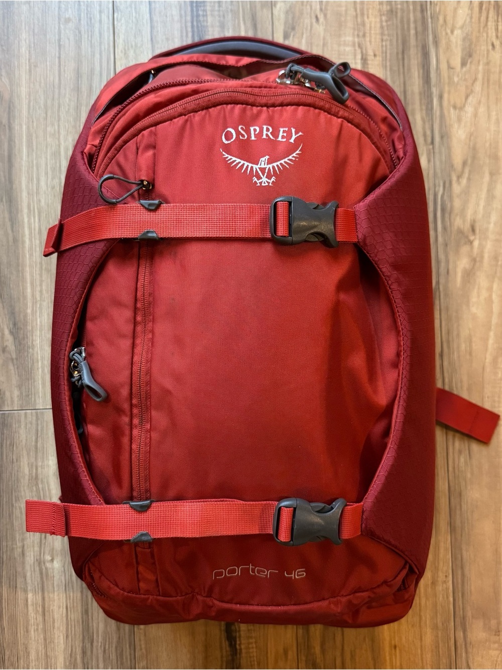 Osprey Porter 46 Travel Backpack - Red